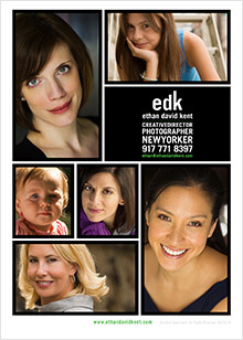 Download promo card for women's portrait photography